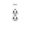 2 Pcs Stainless Steel Magnetic Balls With Strong Magnetic Suction And Smooth Surface Perfect For Stress Relief Office Home