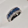Zircon Rings with Hot Jewelry Inlaid Diamond Rings Creative Color Retaining Electroplated Gem Hand Jewelry