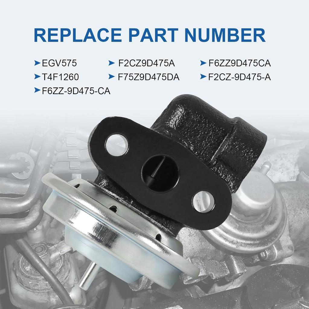 CARMOCAR Exhaust Gas Recirculation (EGR) Valve EGV575 Replacement For Ford F-150 Ranger,Mercury Cougar Mountaineer,Mazda B3000 F2CZ9D475A,F6ZZ9D475CA