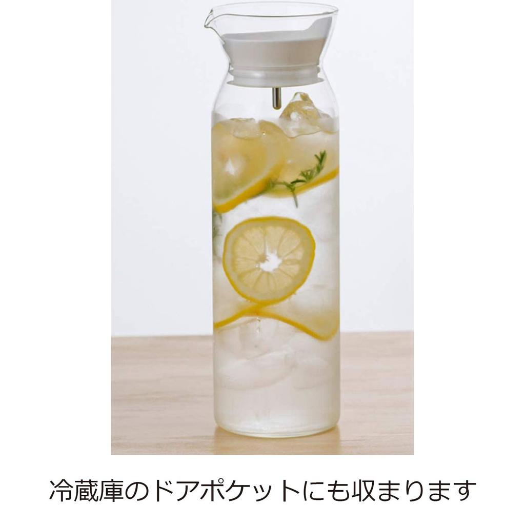 Hario Water Pitcher 900ml White WPC-90-W