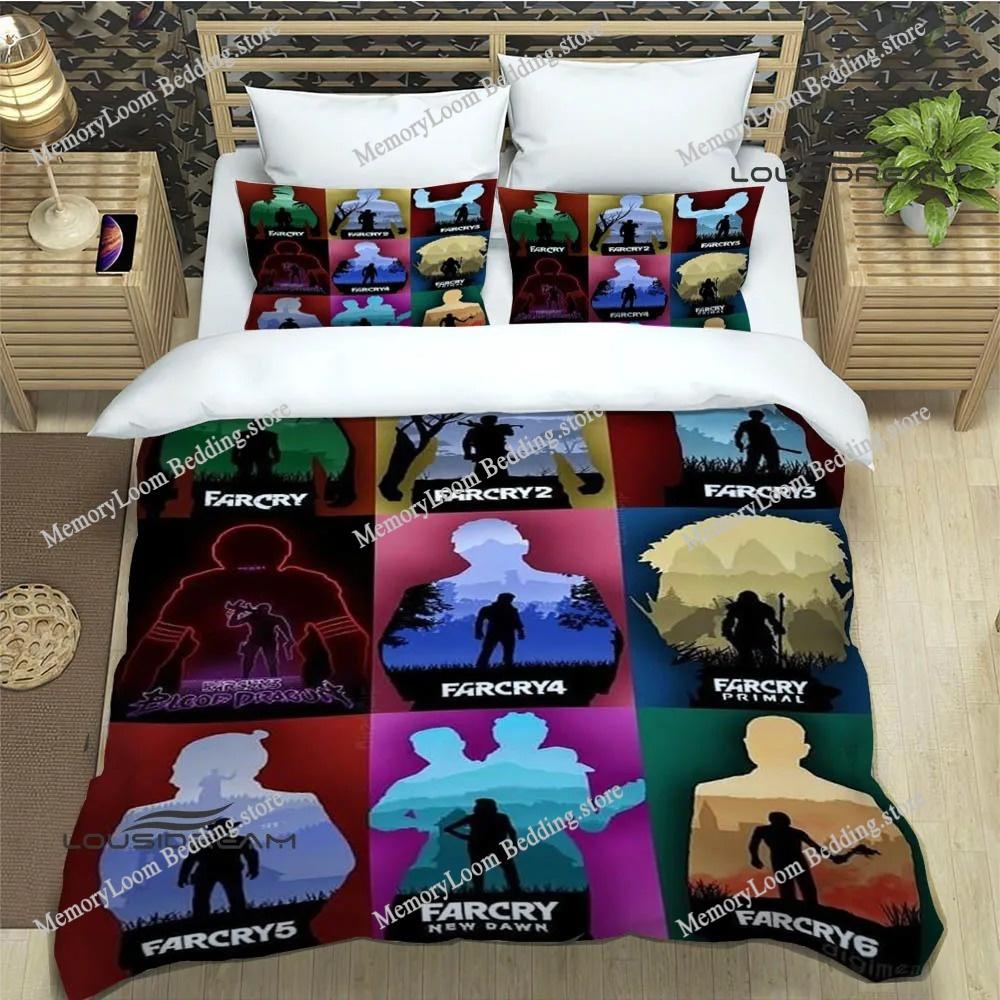 3D Game Farcry Printed Cartoon Bedding Sets Exquisite Bed Supplies Set Duvet Cover Bed Comforter Set Luxury Birthday Gift