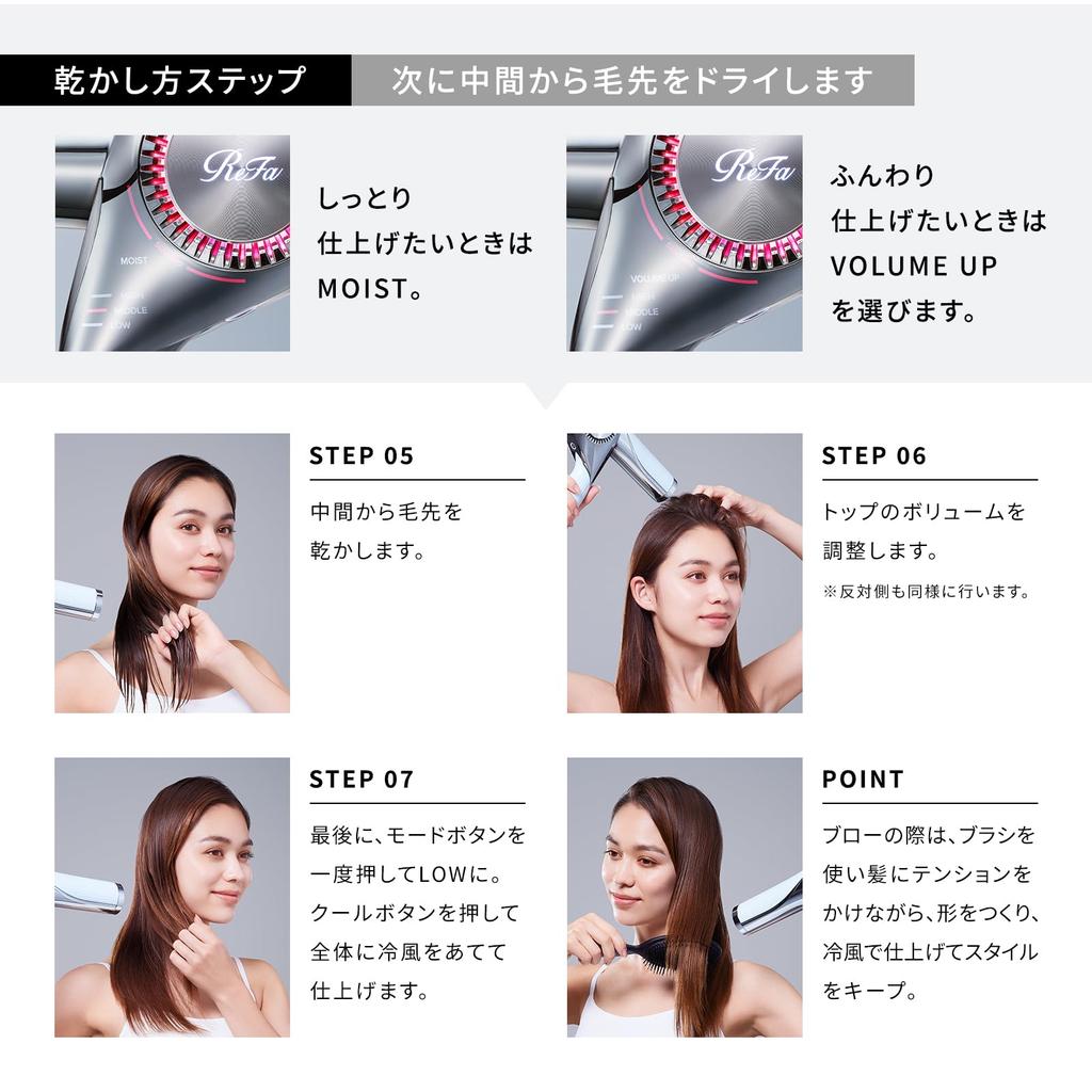 Store ReFa BEAUTECH DRYER BEAUTECH DRYER BX White Hair Arrangement Catalog Included New Model [Official Only] BX/ReFa