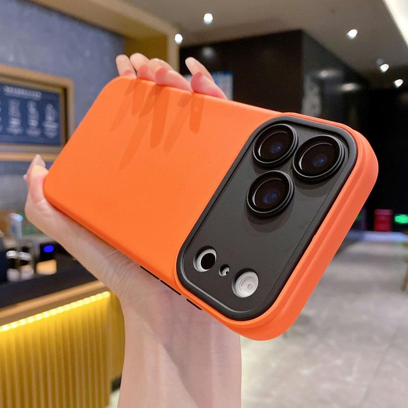 Camera Protection Color Collision Phone Case for IPhone 17 Pro Max 16 15 14 13 12 11 Silicone TPU Soft Back Cover