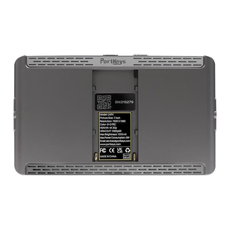Portkeys 7-inch High Brightness Touchscreen Field Monitor