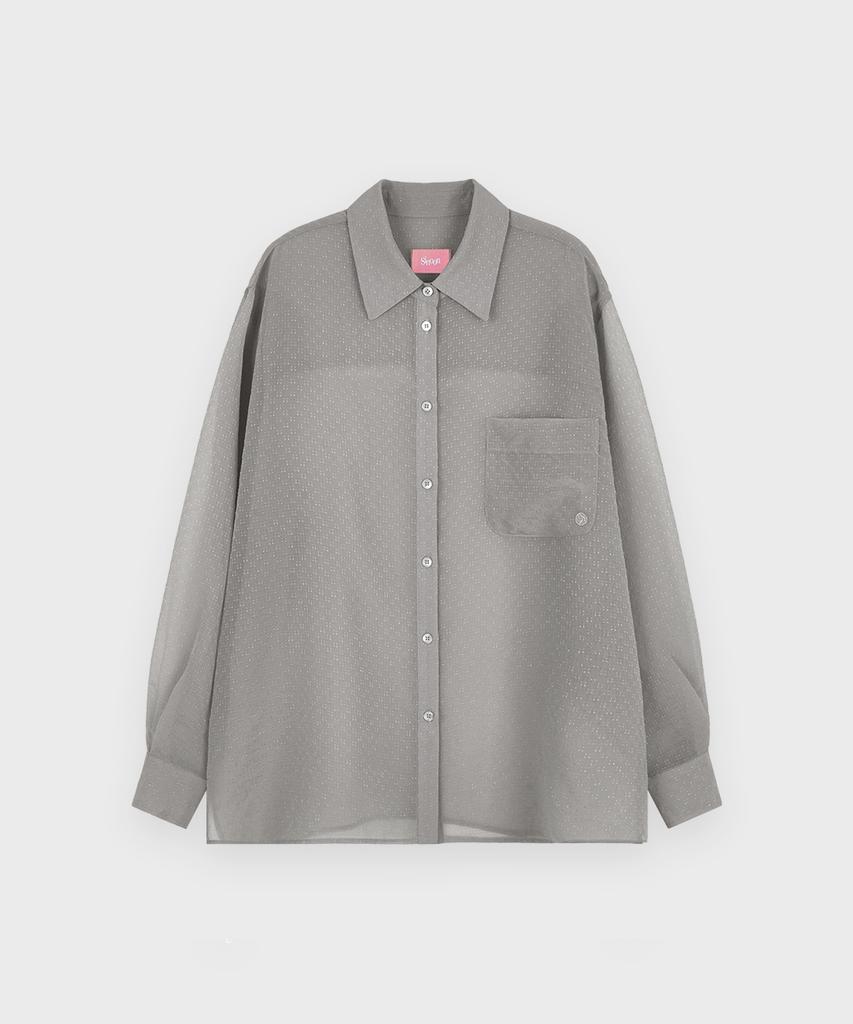 SINOON Sheer Glow Shirt (Grey)