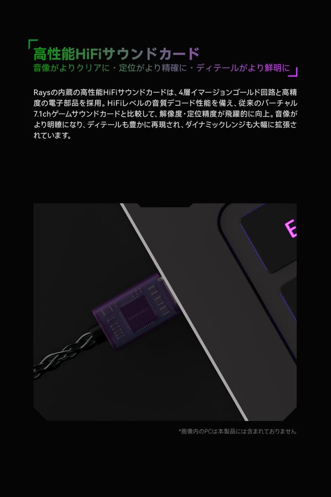 Moondrop Rays Wired Gaming Earphones with Volume HIFI Sound Quality to Extension Cable Mic 1DD Planar Magnetic Hybrid Compatible with Nintendo Xbox
