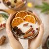 Creative Coconut Shell Scented Candles Party Decoration Dried Flowers Soy Wax Candles Smokeless Birthday Gifts