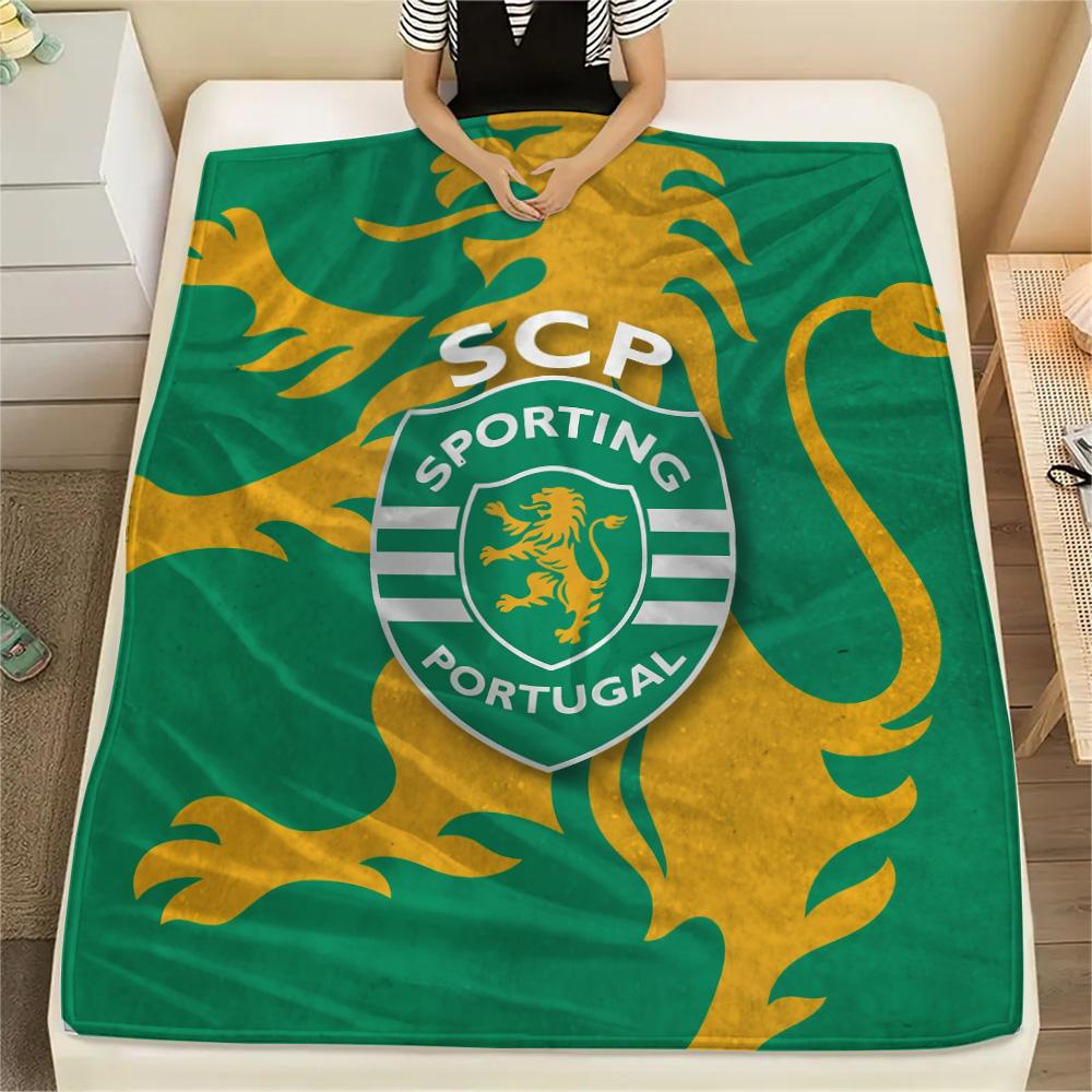 

Sporting CP Print Flannel Blanket, High quality Comfortable for All Seasons, Home Decor, Warmth and Comfort 150cm x 200cm