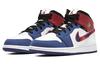 Jordan 1 Mid Rush Blue University Red GS BQ6931-146
