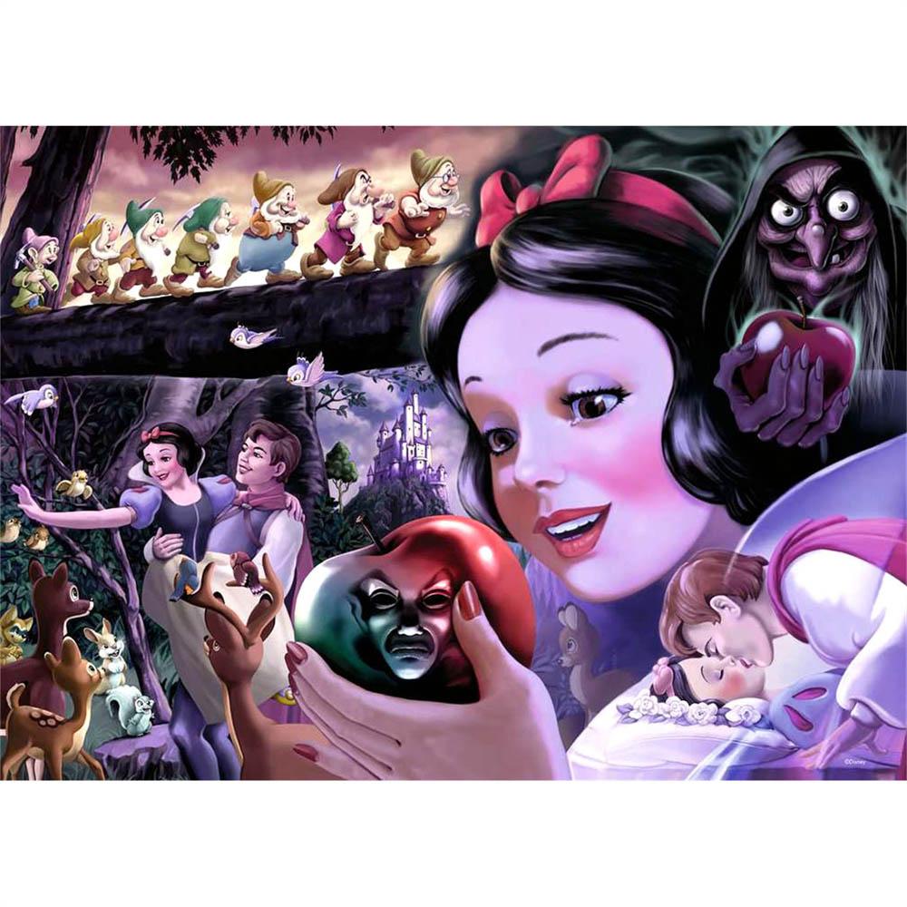 Disney Biancaneve e i Sette Nani Pittura Diamante 5D Piena di Diamanti Fai da Te Pittura Diamante Fatta a Mano Kit Pittura Decorativa Cartone Animato