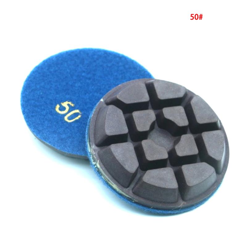 Thicker 80mm Resin Bond  Polishing Pad for Floor Restoration Concrete  Stone Tile Grinding Renewal Work
