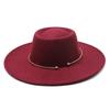 Wool Felt Classic Bowler Hat With Wide Brim For Outdoor Casual Wear