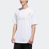 Adidas Neo Logo Print Sports Crew Neck T-Shirt Men Tops White EI4518