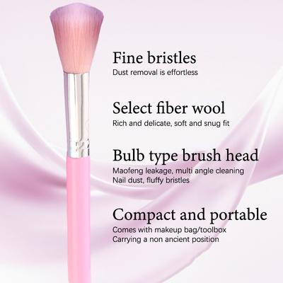 Professioneller Nagelstaub-Reinigungsbürste Langstielige Superflauschige Nailart Make-up Pinsel Für Maniküre-Werkzeuge
