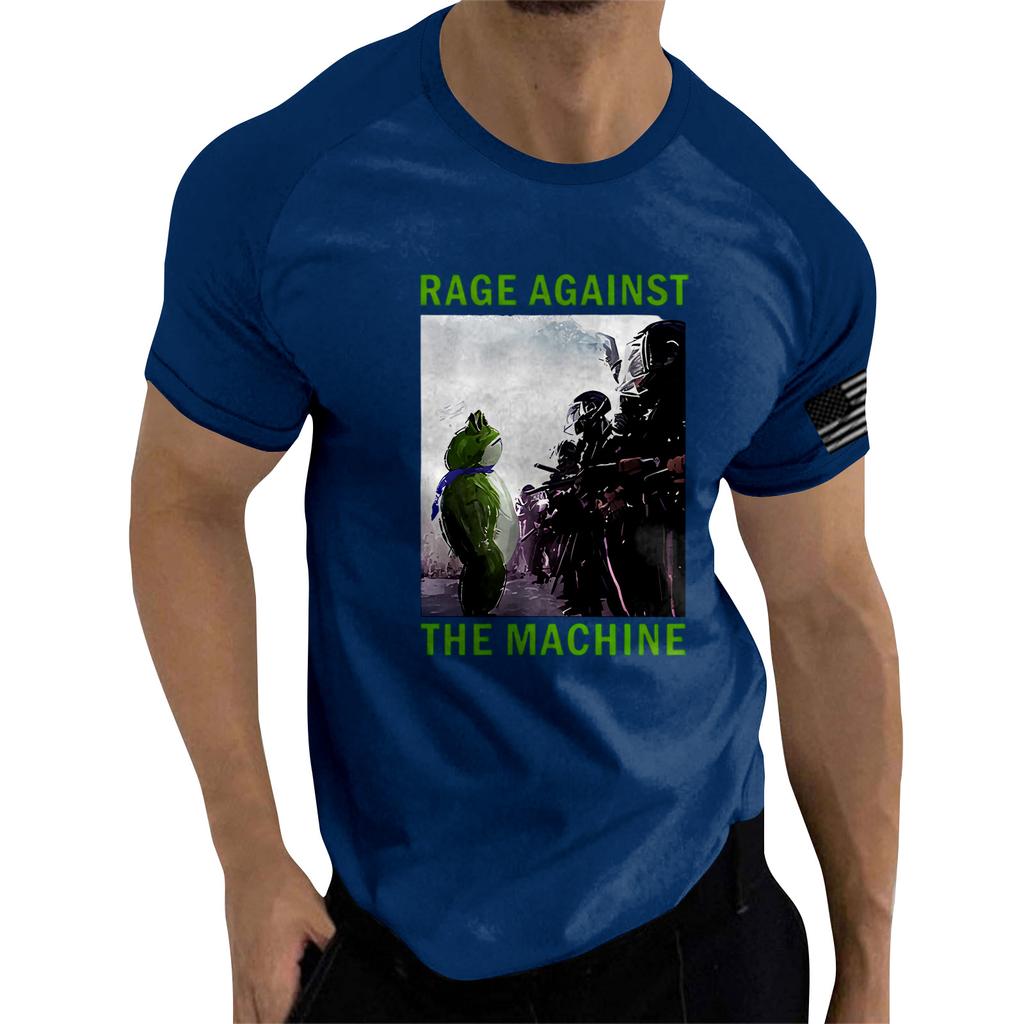 Men's Short-sleeve Top With U.S. Political Raglan Sleeves