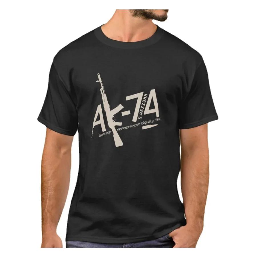AK74 Kalashnikov Automatic Rifle Model 1974 TShirt Cotton ONeck Short Sleeve Mens T Shirt New Size S3XL