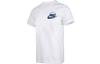Nike T Shirts Men's White Crew Neck Moderate Straight Fit CV1084-100