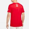 Nike x Gyakusou Letter Print Crew Neck T-Shirt Asia Edition Men Tops Red CU1581-657