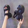 Thick-soled Rhinestone Sandals Women's Summer New Muffin Shoes, Fashionable and Versatile Women's Shoes