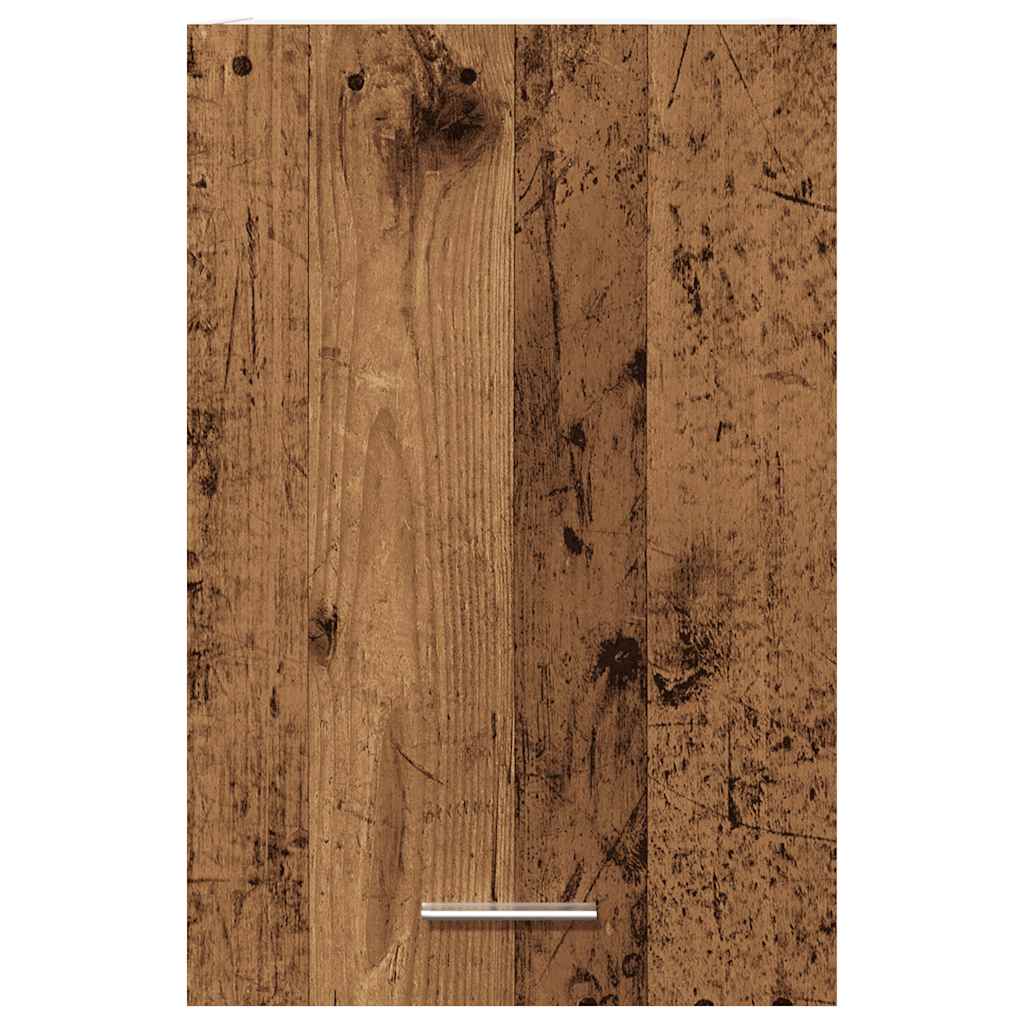 Lyon Wall Mounted Cabinet Rustic Wood Look 40 x 31 x 60 cm Engineered Wood