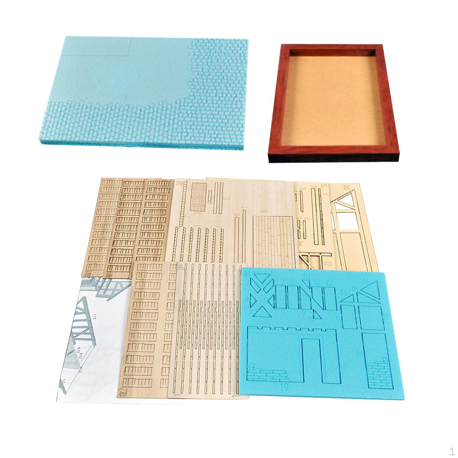 3D-пазл Деревянный дом 1:35 Здания Руины Ручная работа Незаконченный Европейский стиль Архитектура Style A