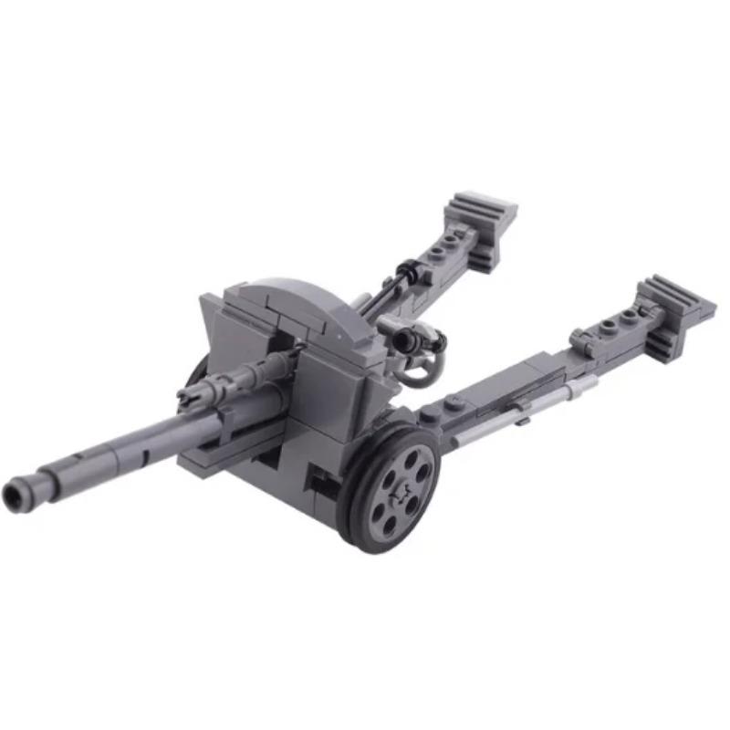 WWW2 Military Building Block 88mm Flak Gun Cannon  Weapons Figure Soldier Machine Gun Mecha Infantry Artillery Mortar Toys K053