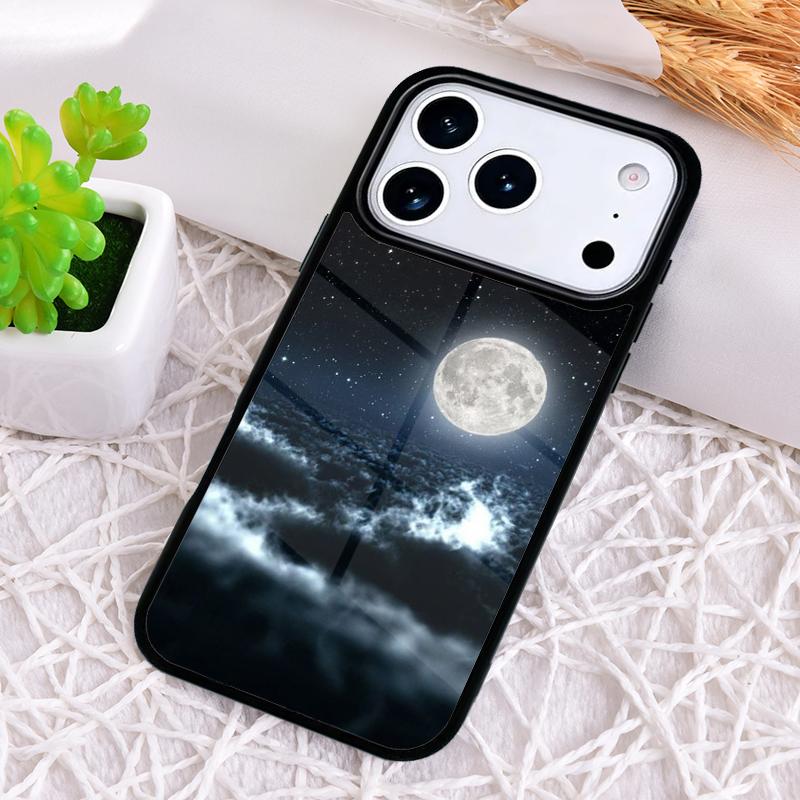 Star Space Moon Night Shockproof Phone Case for iPhone 17 Air 16e 15 11 12 14 13 Pro Max Cover Coque