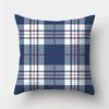 Geometric Cushion Cover Polyester Blue Grey Pillow Covers Decorative Sofa Cushions Throw Home Decor Cases,(8)