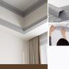 1pc 2.3m/9.2m DIY Waterproof Ceiling Decorative Strip Self Adhesive Wall Trim Line Wall Border Home Decoration Wall Stickers