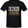 AICH Men's Eric B. and Rakim Logo Black T Shirt