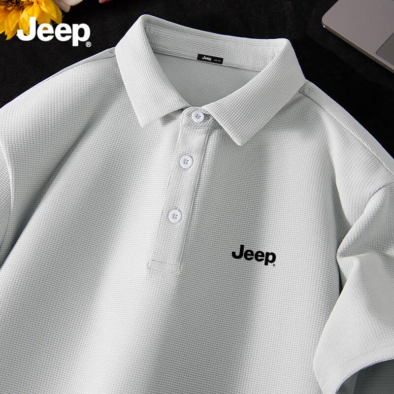 Мужская летняя вафельная рубашка-поло JEEP M
