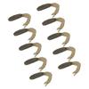 Accessoires de pêche Leurres souples Appâts Vers à queue frisée Leurres Grub 2,1g 5,5cm Swimbait Leurres souples