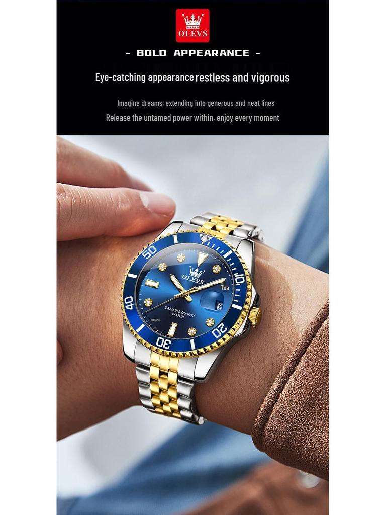 Olitis Quartz Luminous Green Men's Watch