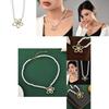 Contemporary Floral Pearl Necklace For Women Featuring Elegant Design Perfect For Casual And Office Wear