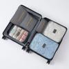6-Piece Large Size Travel Organizer Portable Suitcase Organizer Clothes Shoes Makeup Bag Luggage Organizer Travel Storage Bag