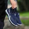 New 2025 Summer Breathable Mesh Shoes One-pedal Sports Soft-soled Men's Mesh Shoes Flat-soled Wear-resistant Casual Shoes