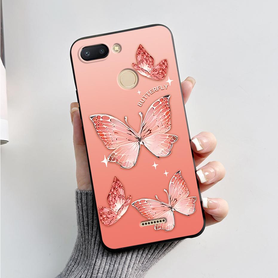 For Xiaomi Redmi 6 Case Redmi 6A Cute Cartoon Frog Back Cover Silicone Soft Phone Case For Xiaomi Redmi 6 6A Redmi6 Coque Bumper