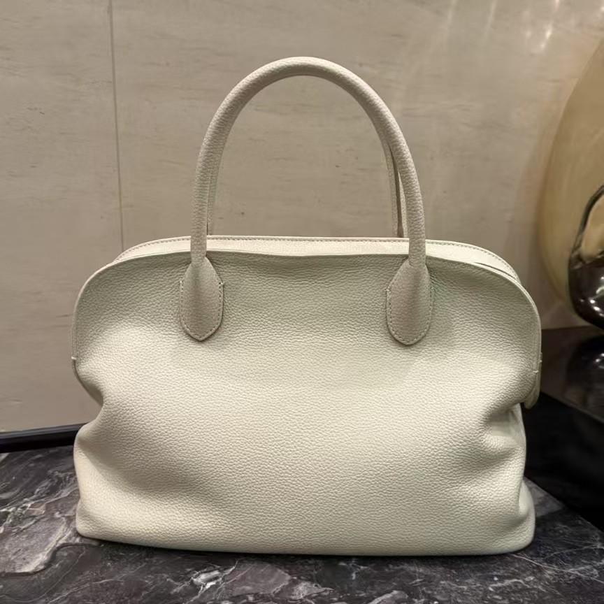 2025 New Style Cowhide Bag Fashionable Handmade Tote Bag Genuine Leather Cowhide Thread Stitching Korean Version