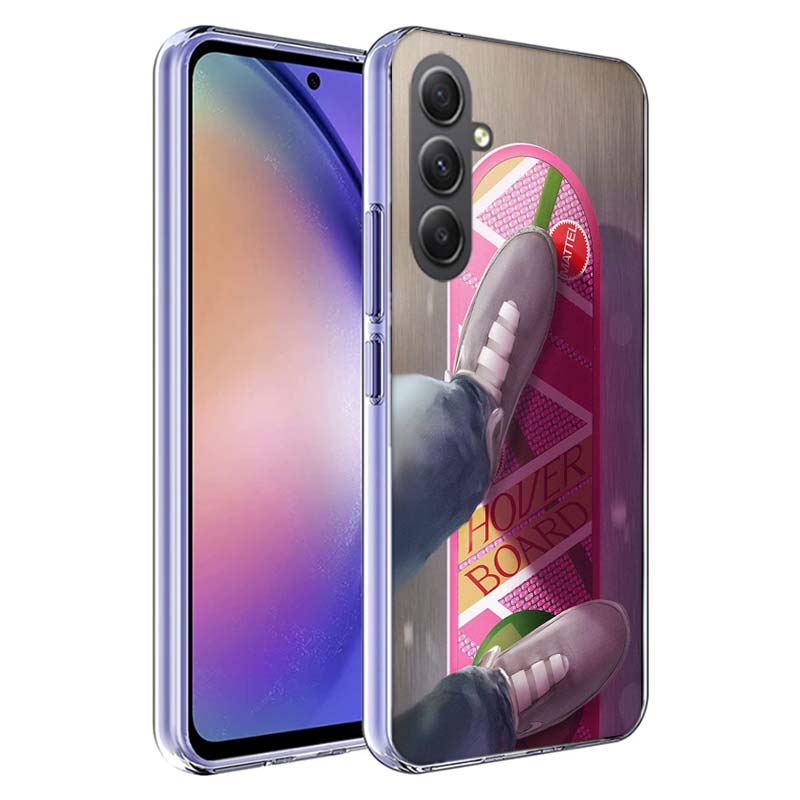 Back To The Future Cover For Samsung A54 A34 A24 A14 A53 A33 A23 A13 A52S A32 A22 A12 Phone Galaxy A03 A04 A02S A42 A73 TPU Case