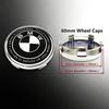45/68/56/82/74/60/47MM Car Wheel Center Cap Hub Covers Hood Front Rear Trunk Emblem Black white Logo For BMW E46 E53 X1 X3 X5 X6 hbcp90