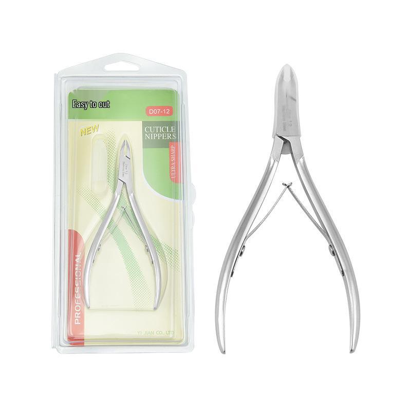 Baineng Vietnamese-style Stainless Steel Pedicure Knife with Anti-Pinch Dead Skin Scissors D07-12 Easy Cut D07-14 (PVC Box)