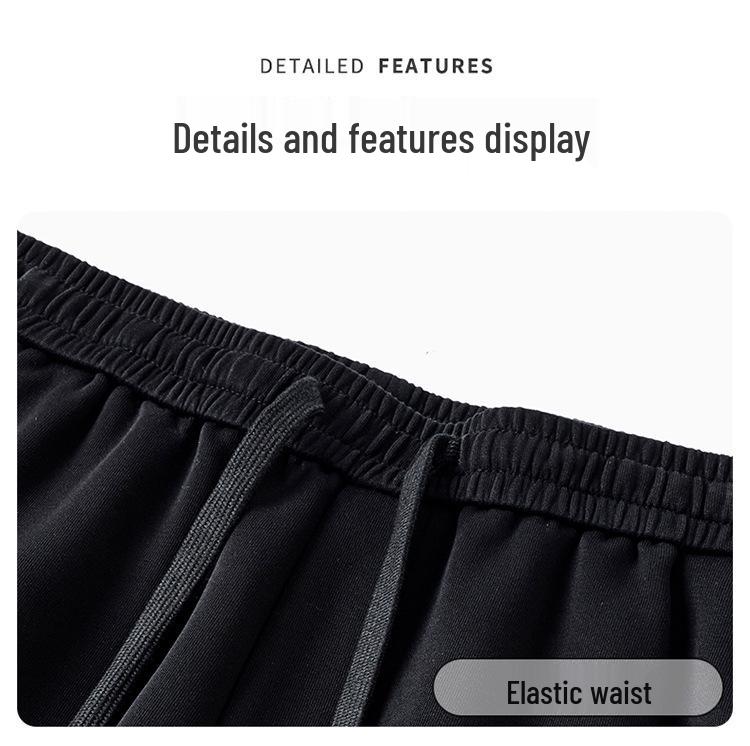 Pánské fleecem podšité tepláky s rovnými nohavicemi - Podzim/Zima 2024 Těžká váha pro volný čas