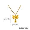 Vietnam Gold-Plated Clover Necklace, Ring & Five-Flower Bracelet Set