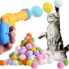 Interaktives Katzenspielzeug - Bälle mit Werfer für Katzen und Kätzchen - Indoor-Spielzeug Haustiere, Hunde