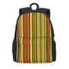 Black And White Striped Backpack Abstract Lines Stylish Backpacks Women Men Sport Pattern School Bags High Quality Rucksack