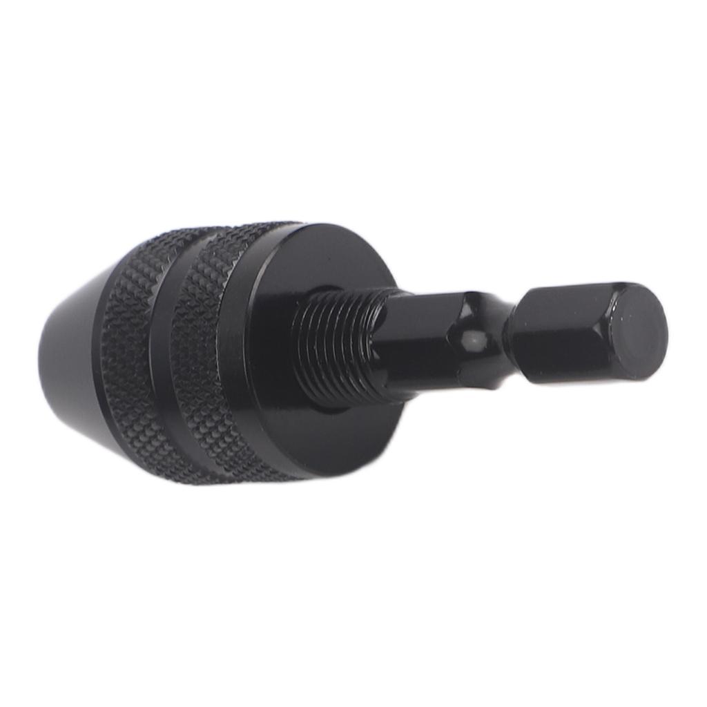 1/4" Keyless Drill Chuck Conversion 0.3-3.6mm Quick Change Hexagonal Handle Three Jaw Twist Drill Chuck For Electric Drill