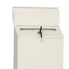 Vertical Mailbox Wall Mounted Deposit Suggestion Drop Box Secured Payments Key Paperwork Postbox Case Office Room Rural Decor