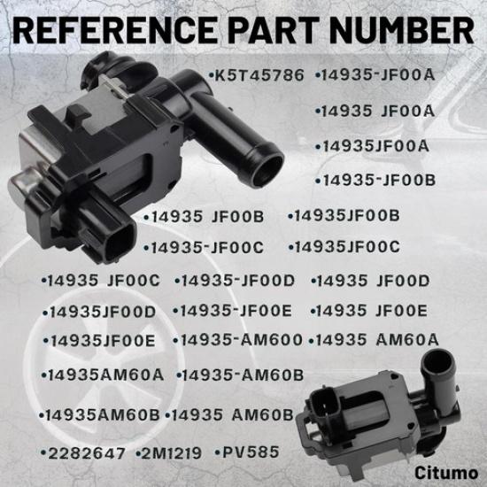 Canister Purge Solenoid Purge Control Vacuum Solenoid Valve Canister Shutoff Val