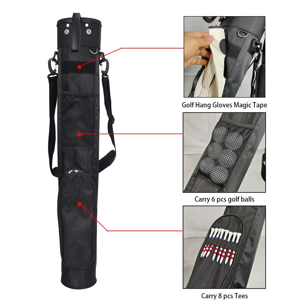 Golf Club Bag With Bracket Golf Gun Rack Bags, Waterproof Golf Stand Carry Bag
