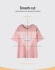 Women's Summer Cotton Pajamas: Short Sleeve Top & Long Pants, Stylish, Casual, Loose Fit, Plus Size, Outdoor-Friendly Loungewear